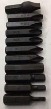 11Pc Set Of Assorted Impact Bits