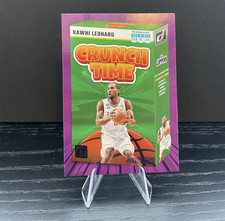 2023-24 Panini Donruss Kawhi Leonard Crunch Time Purple Press Proof #8