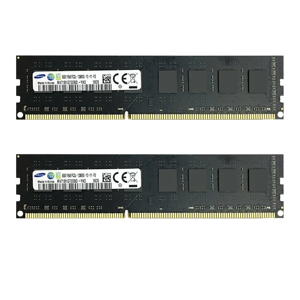 Samsung 16GB 2x 8GB 1600MHz DDR3L PC3L-12800 240Pin DIMM Desktop Memory SDRAM BT - Image 3 of 4
