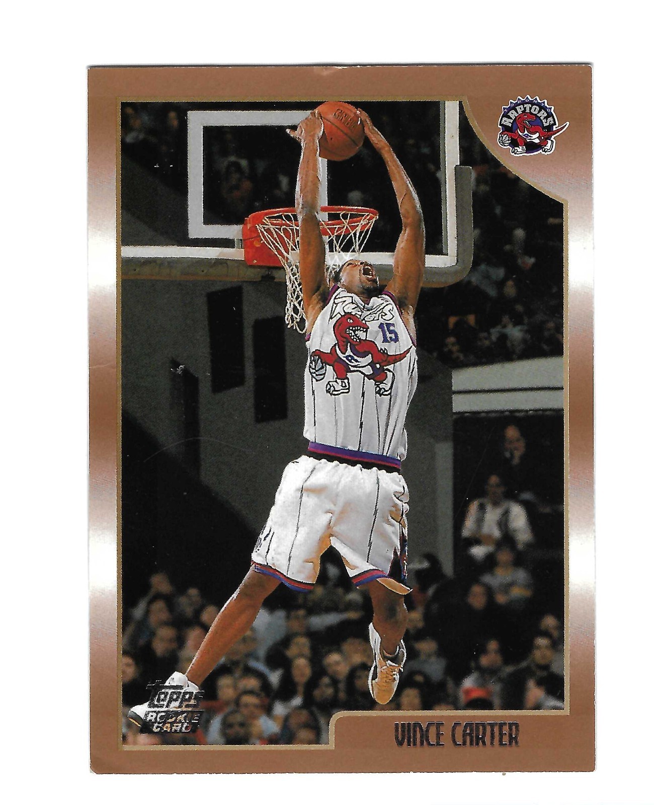 VINCE CARTER 1998-99 TOPPS ROOKIE RC #199 $30.00 TORONTO RAPTORS