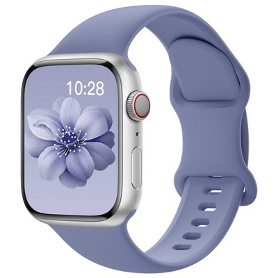 Sport Silicone Band Compatible Apple Watch 42mm Denim V3-DN-42mm Waterproof