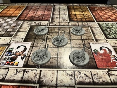 CONAN: The Board Game X5 GIANT SCORPION Minis & Tiles Monolith