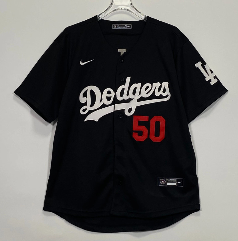Los Angeles Dodgers Mookie Betts #50 Black  Stitched Jersey Size S-3XL NWT