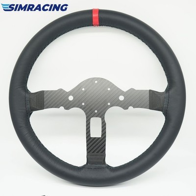 Simplayer 13'' Leather Half-Wrap Steering Wheel for Logitech G29/G923