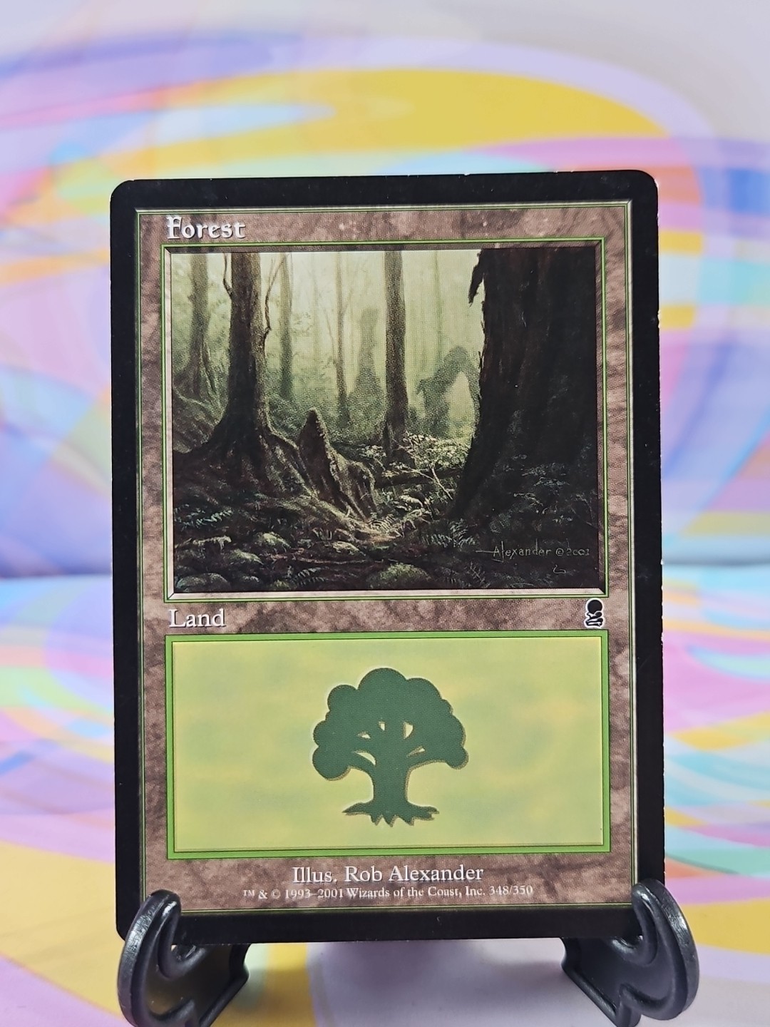 Magic the Gathering MTG Odyssey 2001 Card | Forest 348/350