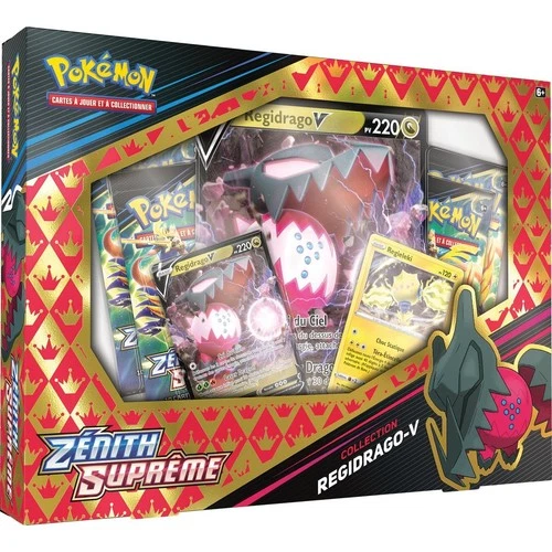 Pokémon : Coffret Collection Regidrago V Zénith Suprême EB 12.5 Neuf/Scellé FR