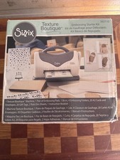 SIZZIX Embossing Starter Cardmaking Kit - Texture Boutique New - 562110