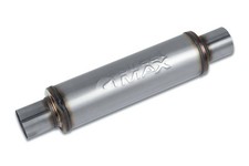 Street Max- Sm104164 Round Body Muffler - 2.5 Center In 2.5 Center Out Street Max- Sm104164 Round Body Muffler - 2.5 Center In 2.5 Center Out