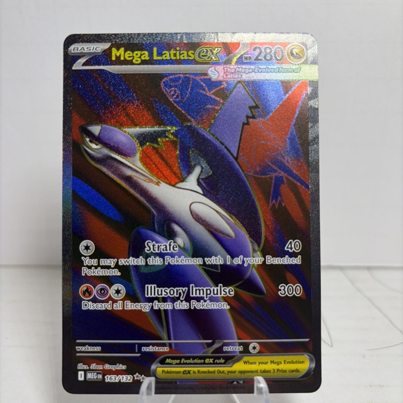 Pokémon Mega Evolutions Mega Latias Ex 163/132 NM Condition