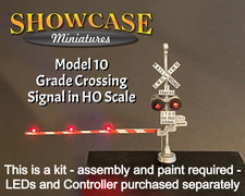 HO Scale Model 10 Grade Crossing Signal THIS IS A KIT   one signal  2392 