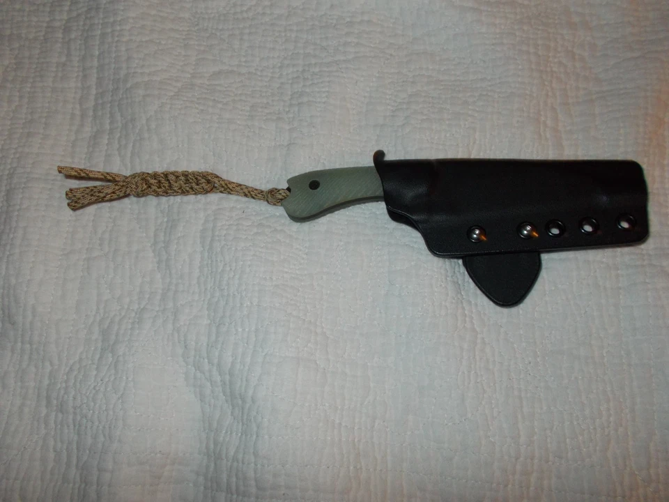 Bradford Knives guardian 3 Wharnie M390 steel DLC Jade G10 - Image 2 of 2