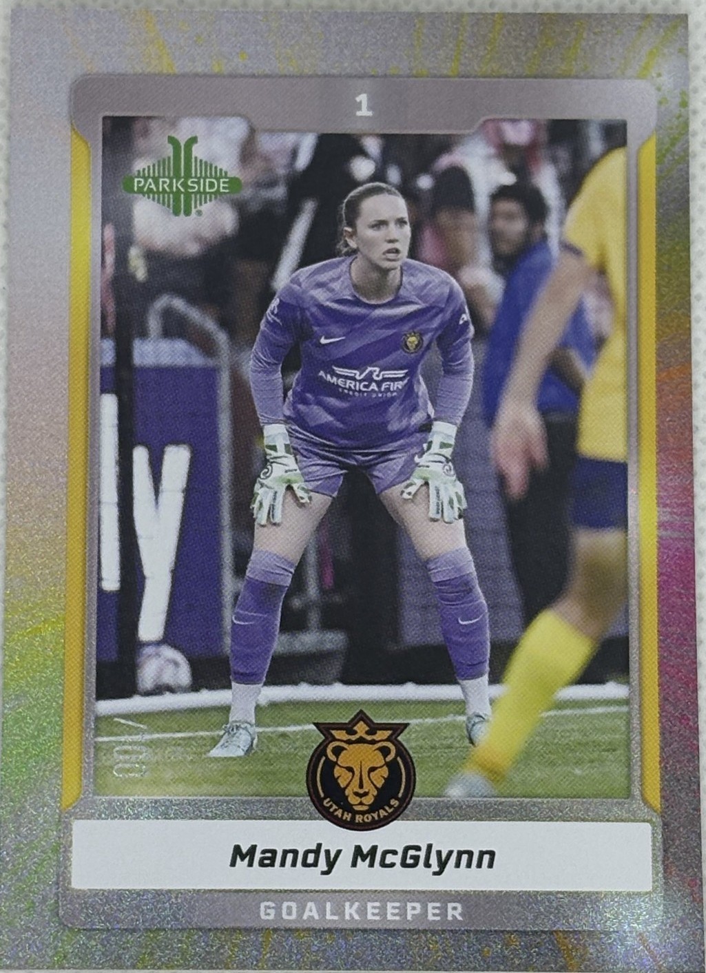 2025 Parkside Nwsl Vol. 1 - Mandy McGlynn #198 Shimmer Foil /100 for ...