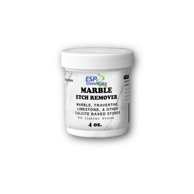 ESP Stone Care Marble Etch Remover for Light Marble Travertine & Limestone (4oz)