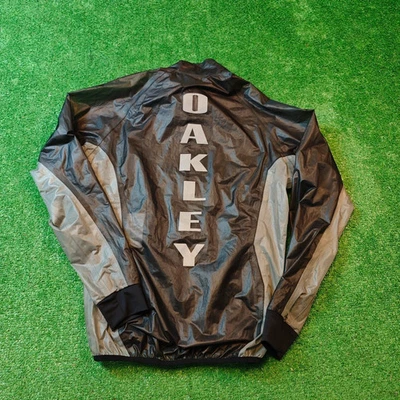 Veste de cyclisme sur route Oakley jawbreaker homme petite coupe-vent zippée ... - Photo 1/4