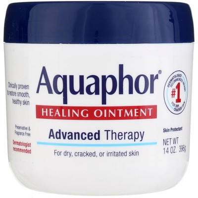 3 Pack Aquaphor Advanced Therapy Healing Ointment Skin Protectant Jar, Unscen...
