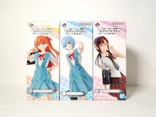 Set of 3 Mari Rei Ayanami Asuka from Ichiban Kuji Evangelion Eva Unit 01 Roar B