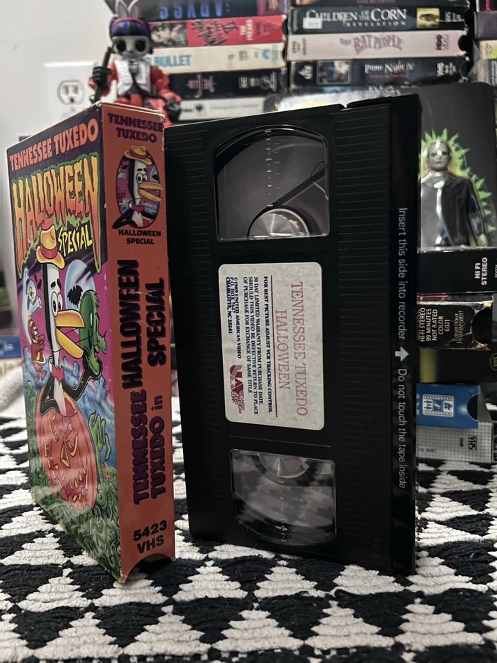 Tennessee Tuxedo - Halloween Special (VHS, 1990) Tested Works! Vintage 90s  - Image 3 of 4