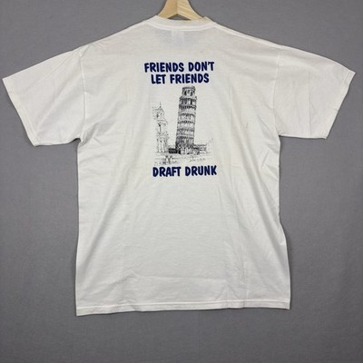 Vintage 90s Penn State Engineering Shirt Jerzees Size Large Funny Y2K Pisa Tower
