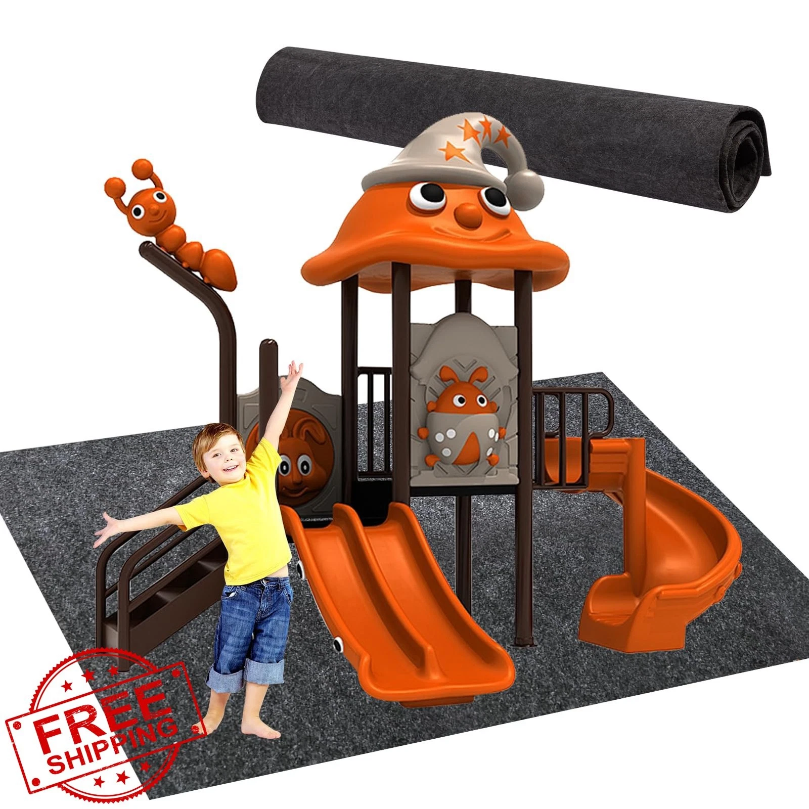 GRETJOB 71x55in Outdoor Play Mat
