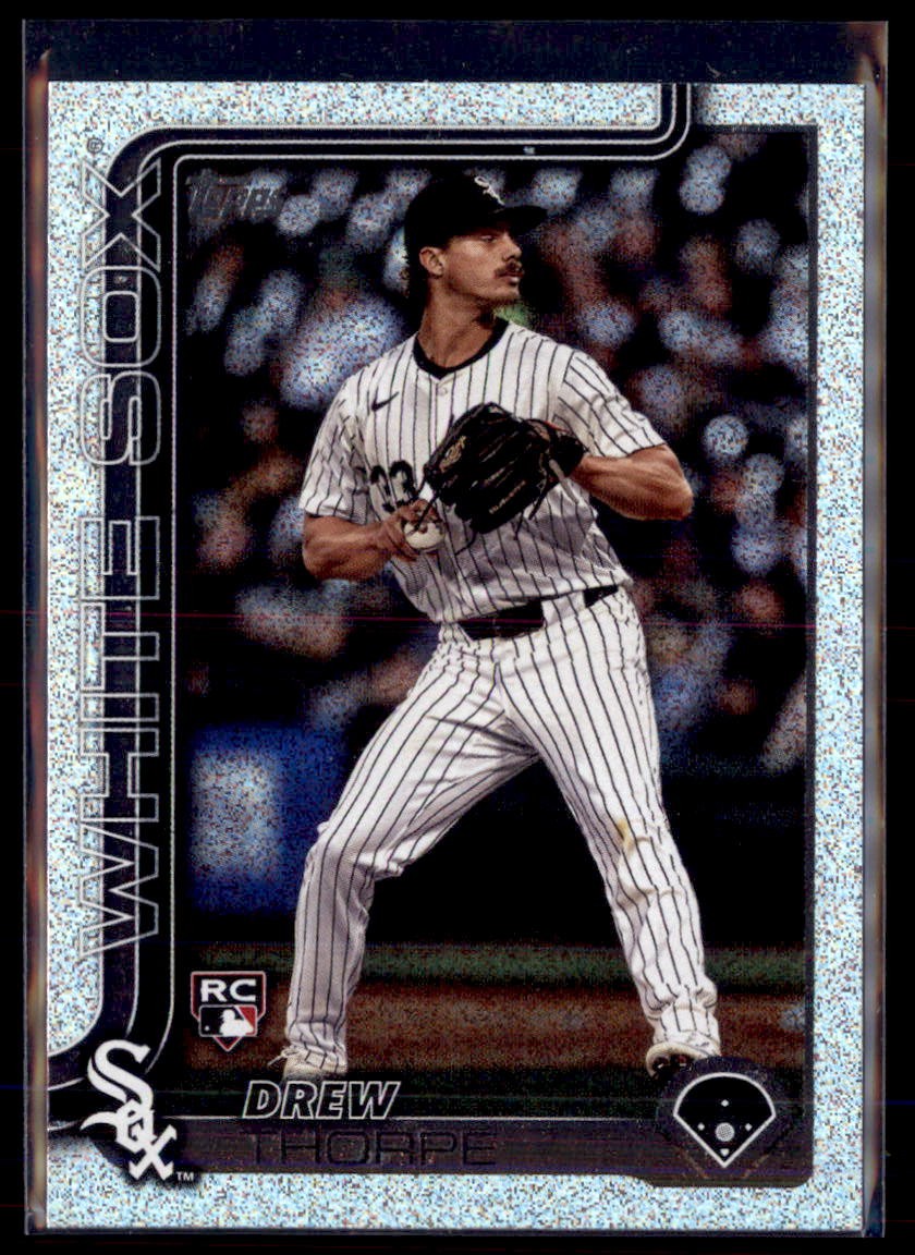 2025 Topps Series One Sandglitter Drew Thorpe Chicago White Sox 320 RC
