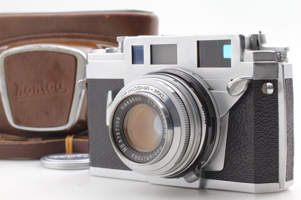 MINT w/ Case** Konica IIIA Rangefinder Film Camera 48mm F2 Lens
