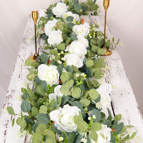 Green Rose Money Leaf Decorative Rattan Plant for Offices and Homes 185cm - Picture 3 of 6