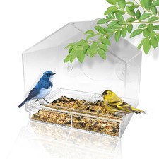 Window Bird House Feeder  4 Extra Strong Suction Cups