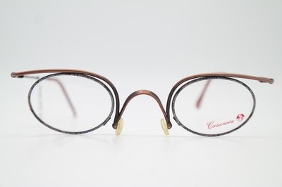 Vintage Brille Casanova LC 31 Bronze Mehrfarbig Oval Brillengestell eyeglasses