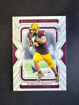 2025 Panini National Treasures Cam Skattebo RC #12 Giants Rookie #d 66/99