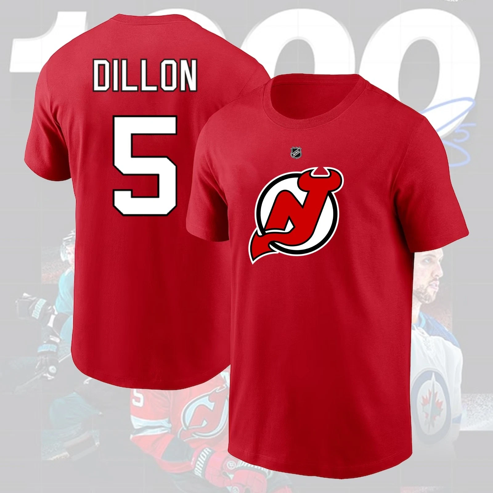 Brenden Dillon #5 New Jersey 2025 Player Name & Number for Fans