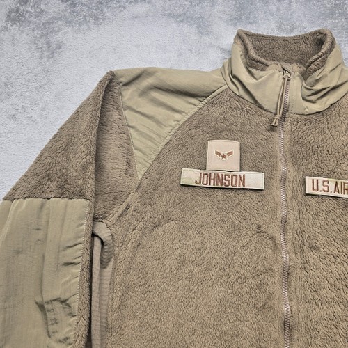 Polartec USGI US Air Force Gen III Cold Weather Jacke Unisex Braun Fleece M Reißverschluss - Bild 3 von 13