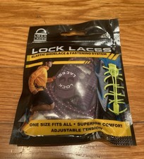 Lock Laces Elastic No Tie Shoelaces One Size Fits All NEW