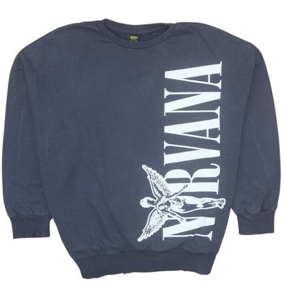 George Nirvana Damen Sweatshirt anthrazit M 12-14 Grafikdruck Pullover