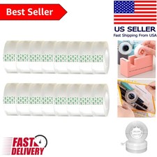 Transparent Tape for Gift Wrapping - 16 Rolls for Smooth Packaging Solutions