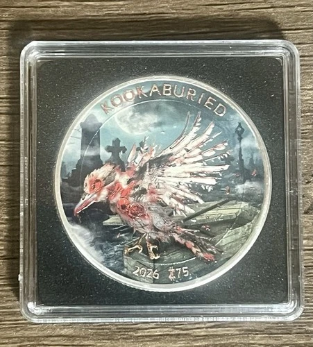 2026 1OZ .999 BU 238/250 ZOMBUCKS KOOKABURRIED •UNDEAD EDITION• 🐦