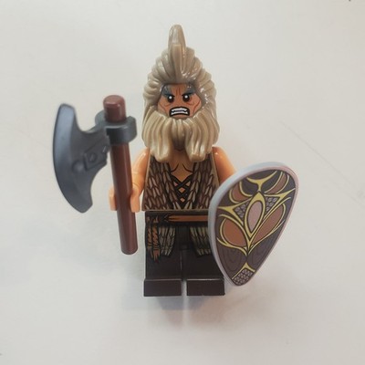 Lego Beorn Minifigure AX+SHEILD The Lord Of The Rings The Hobbit lor075 79011