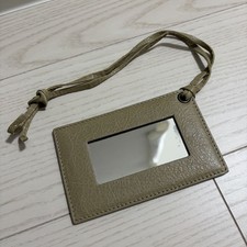 Balenciaga Accessorio Specchio Pelle Greige Borsa Charm Prima Città Usato
