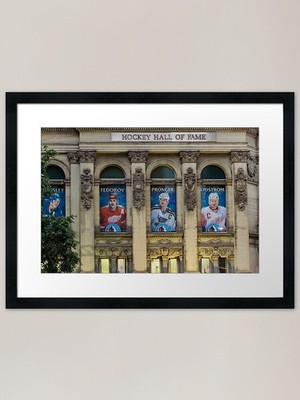 Szenen aus der Innenstadt von Toronto - Hock gerahmtes Wandbild Poster Leinwanddruck Bild