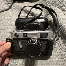 Canon 7s 35mm Rangefinder Film Camera Silver with Case Made in Japan