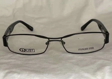 New A-List Eyeglass Frame Black Model 121 58/17/143