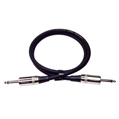 Professional Audio Speaker Cables 1/4'' to TS Cords 12 AWG Dj/Pa/Bass/Guitar Amp