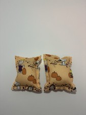 Ravioli Shaped Pillow Catnip Cat Toys Peanuts Characters Halloween Themed