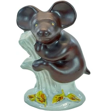 RARE Vintage 1920's Kent Art Ware  Koala Bear Ceramic Figurine MCM