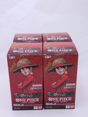 ONE PIECE CARD GAME OP-13 2個セット　テープ付き OP-13 Booster Box ONE PIECE Card Game Carrying on His Will Japan