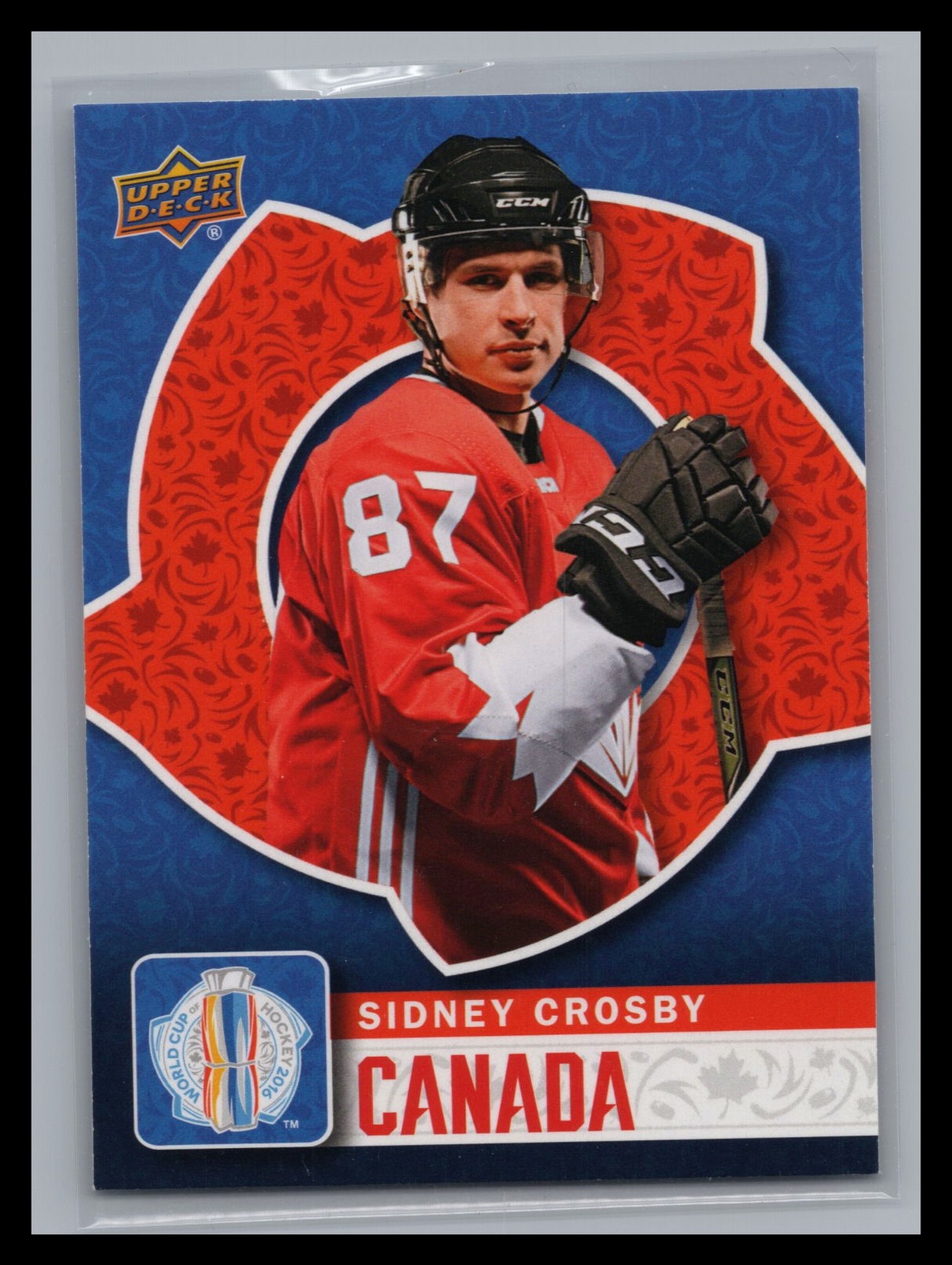 2016 Upper Deck World Cup of Hockey #WCH-5 Sidney Crosby TEAM CANADA