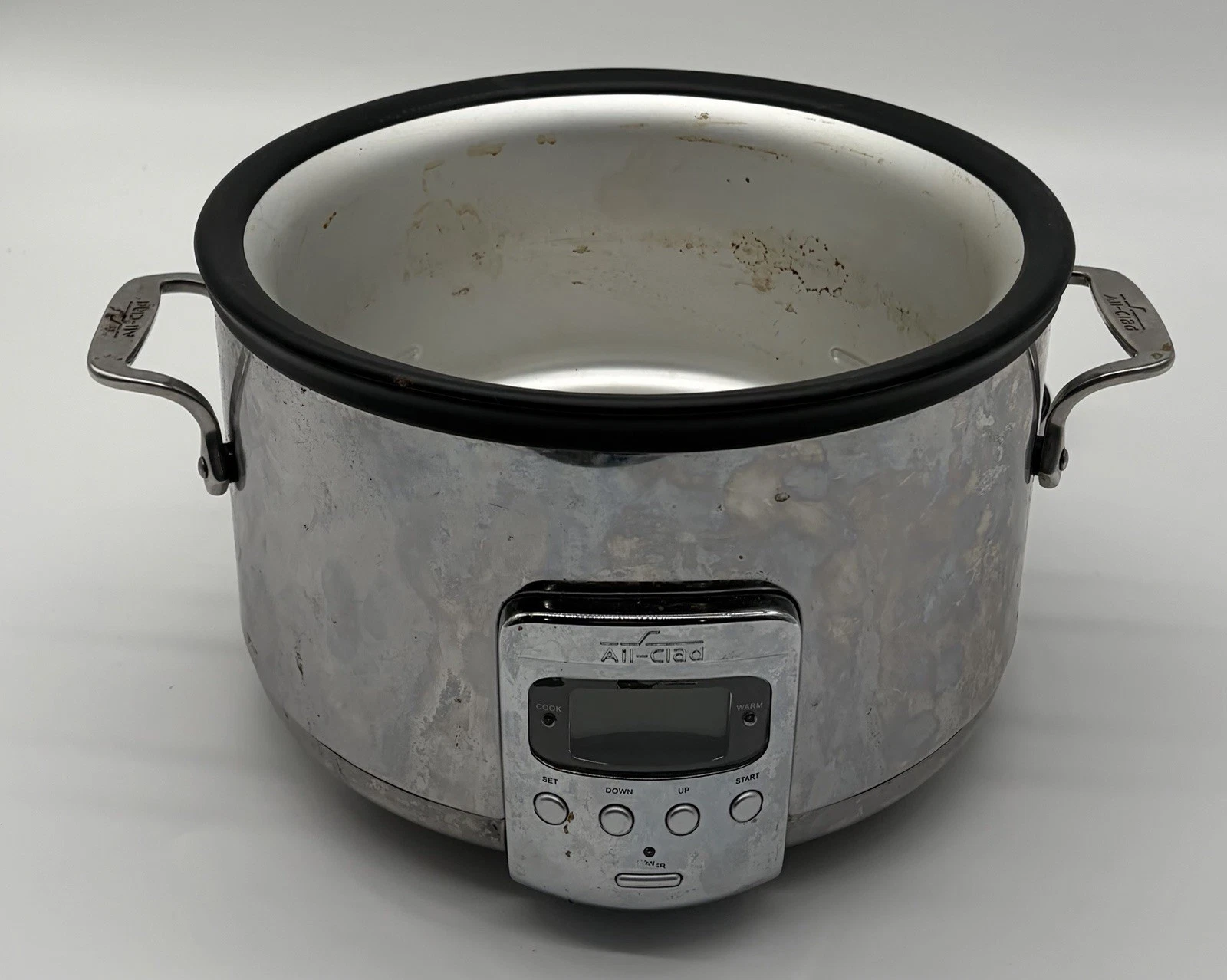 All-Clad 4 Quart Slow Cooker Model SC03 Stainless Steel Base Only