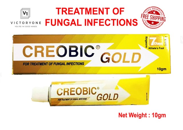 Fungal Infection Treatment Creobic Gold Cream 10gm Skin Fungus Itchy