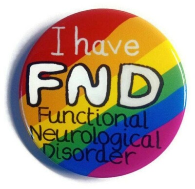 FND Pin Anstecker Funktionelle Neurologische Störung Button zur Sensibilisierung Seltene Erkrankung
