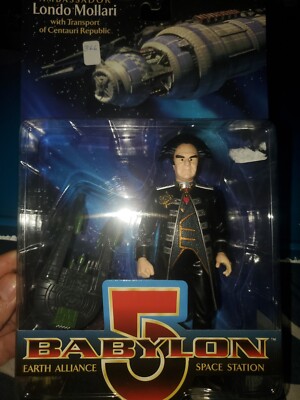 Babylon 5 Earth Alliance Londo Mollari Action Figure W/Shuttle~20016 ! RARE 