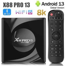 HD 8K Smart TV Box Android 13.0 2GB16GB Wifi6 BT5.0 2.4G 5G Wifi Media Player